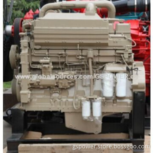 24V electric motor starters, in-line, 6-cylinder, turbocharged marine engine for generator